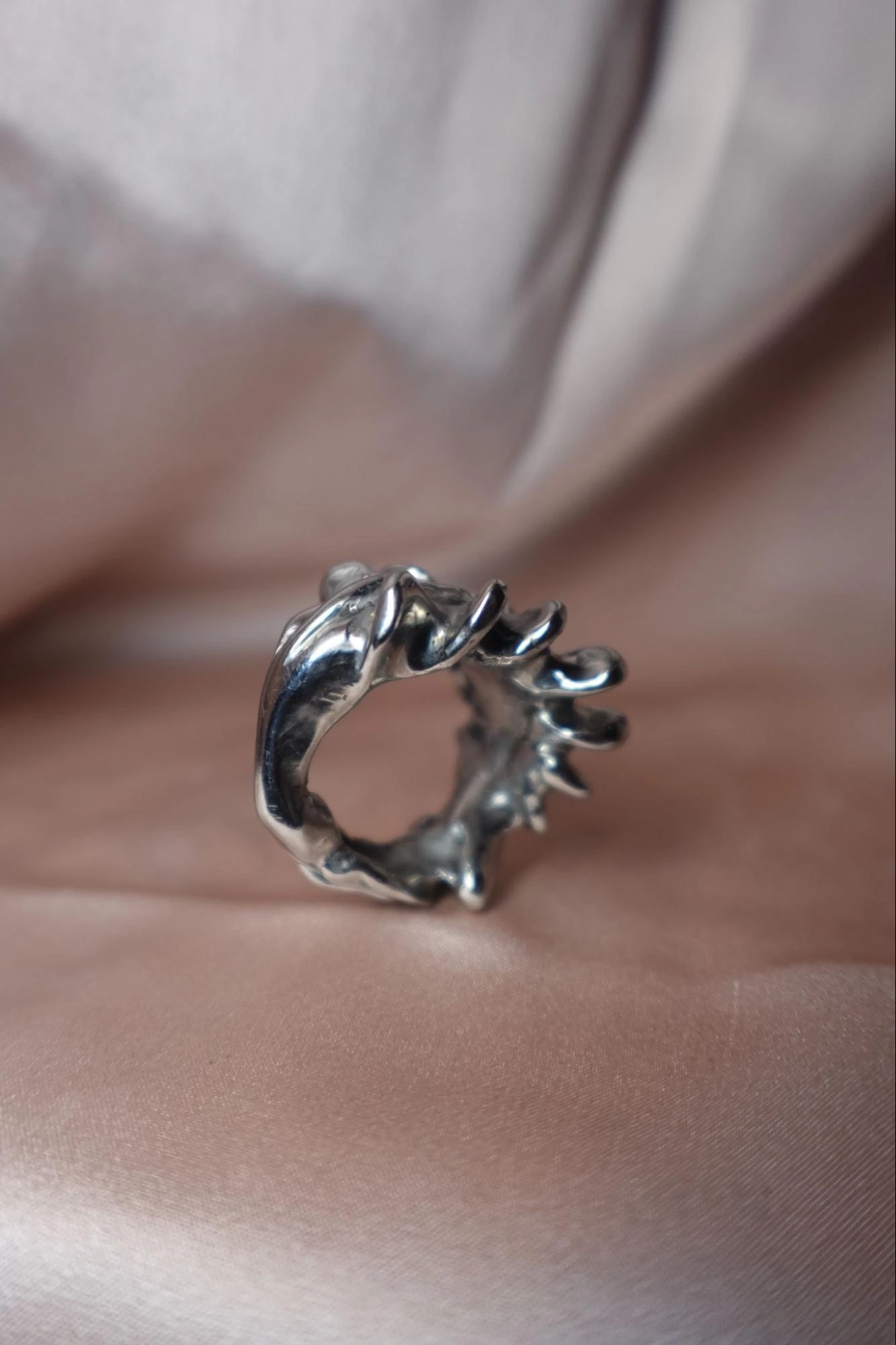 Family Affair — silver ring by Ari Athas