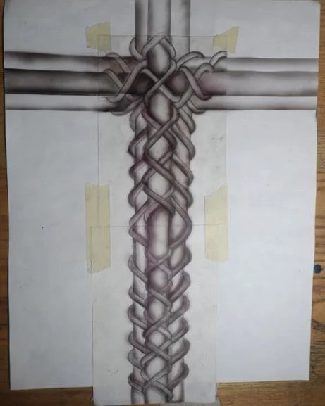 Braided cross study in graphite